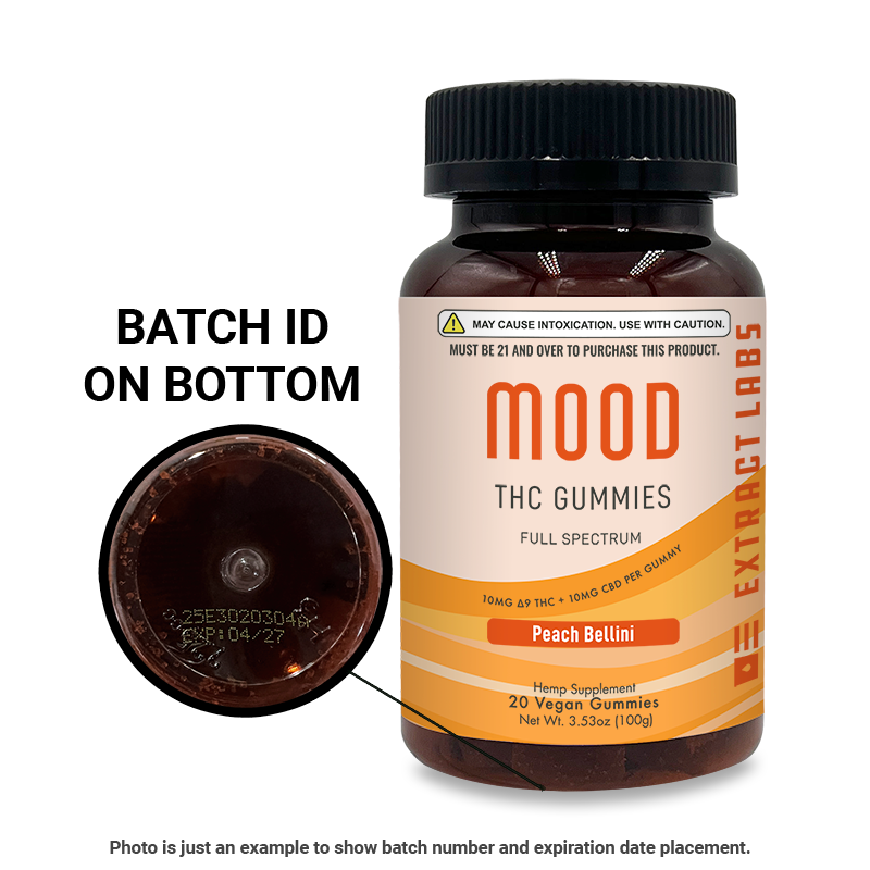 Peach Bellini 1:1 Mood Gummies