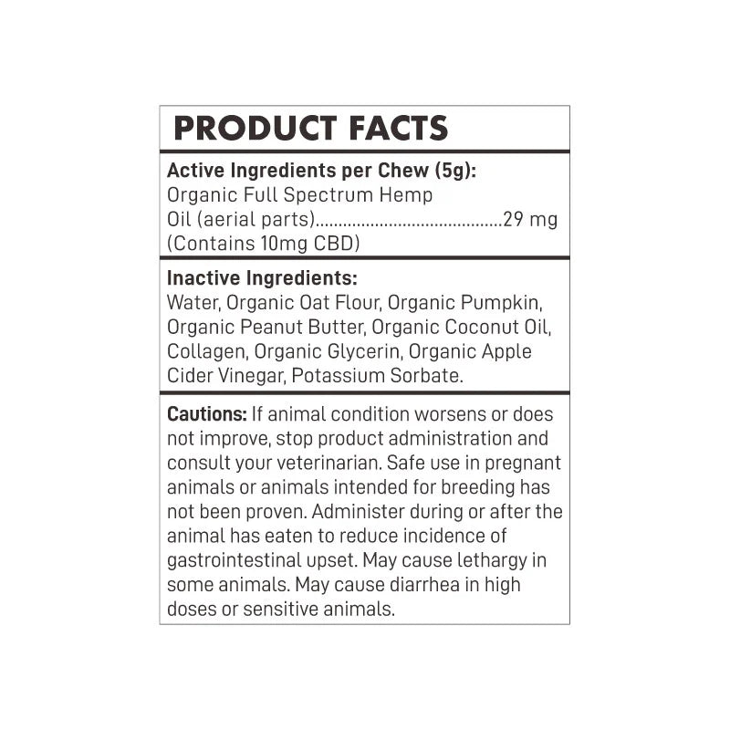 Digestive Pumpkin Soft Chews