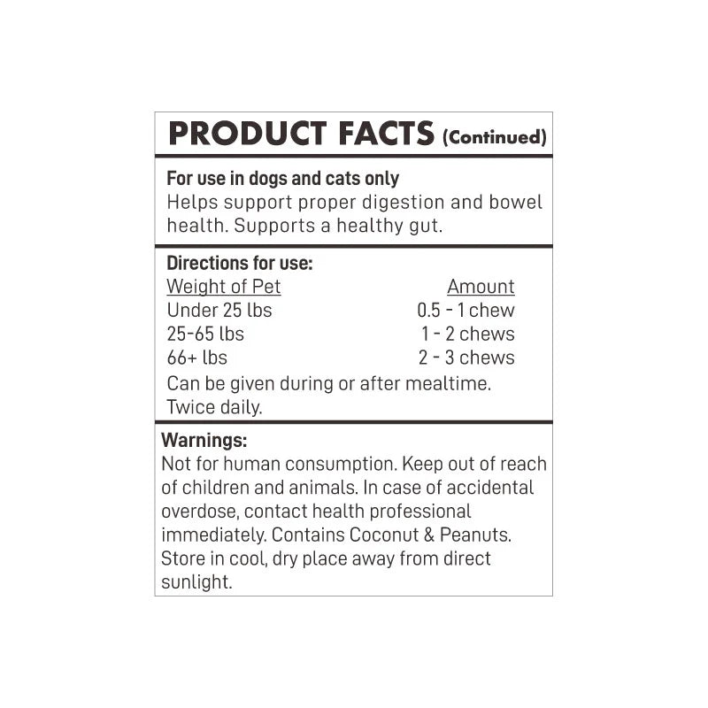 Digestive Pumpkin Soft Chews