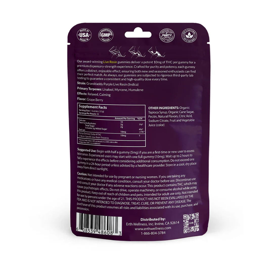 D9 Live Resin Gummies