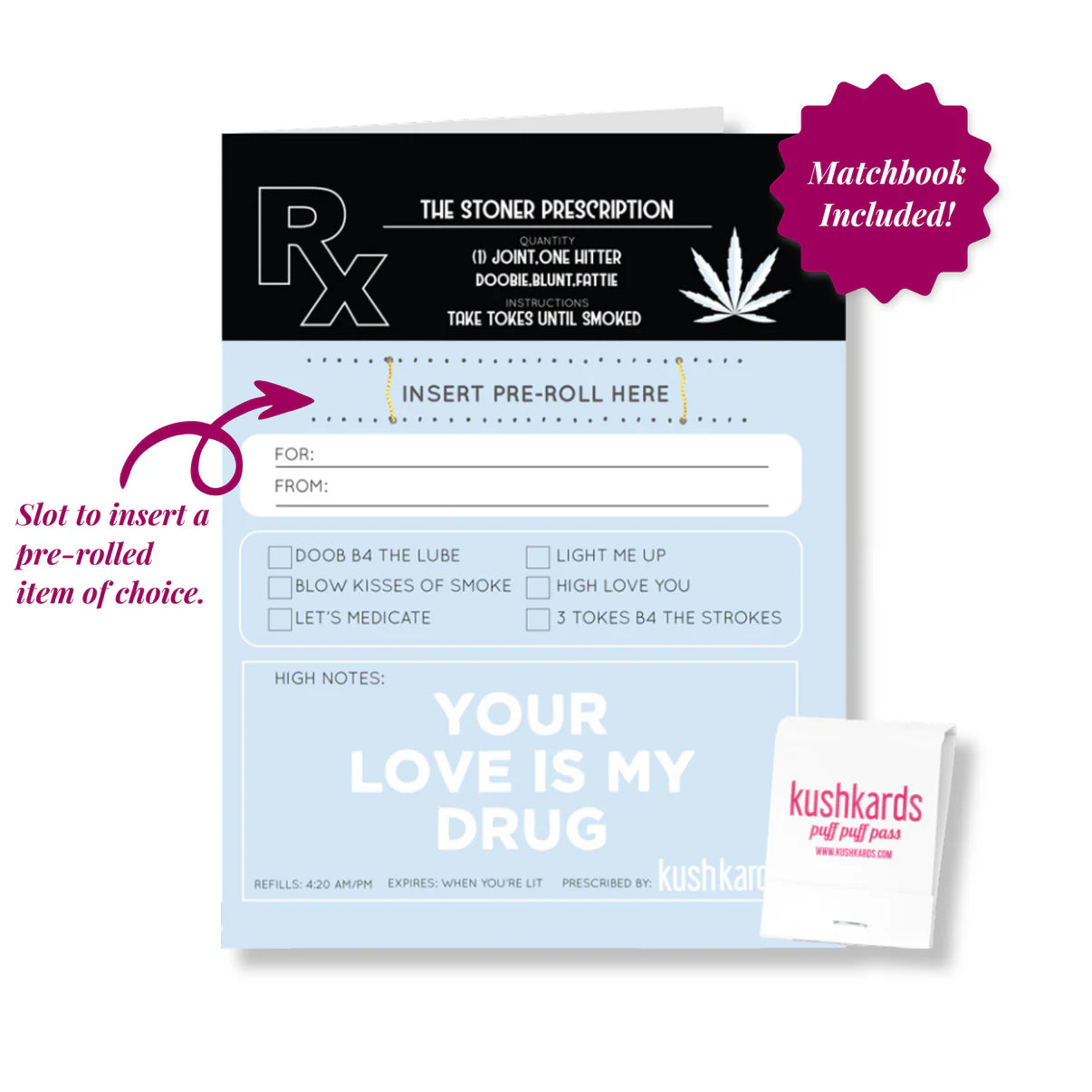 Kush Kards w/ Matchbook