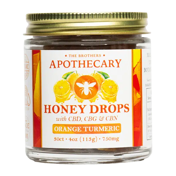 Orange Turmeric Honey Drops- 30ct