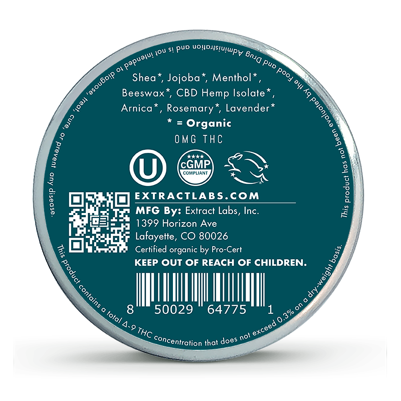 THC Free CBD Muscle Cream