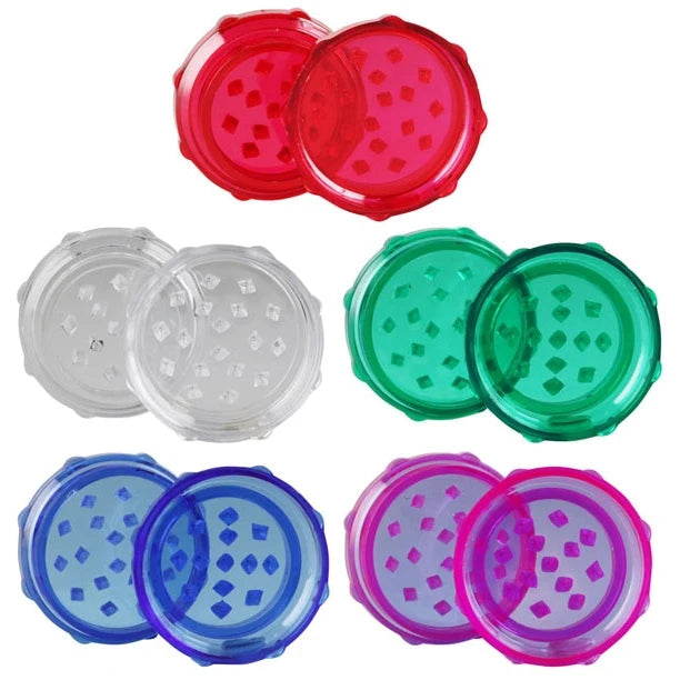 Plain Jane Transluscent Acrylic Grinder | 2pc | 2"