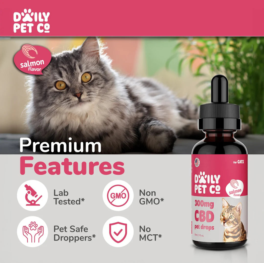 300mg Salmon Pet Tincture (Cats)