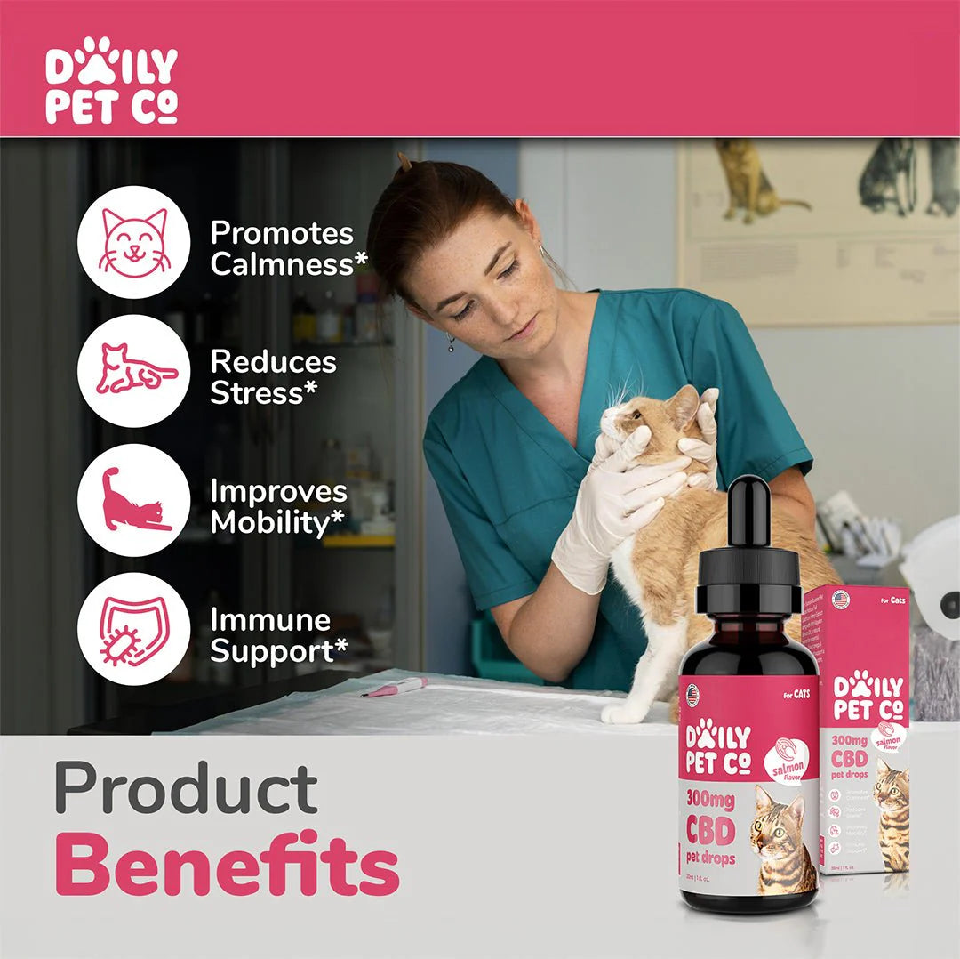 300mg Salmon Pet Tincture (Cats)