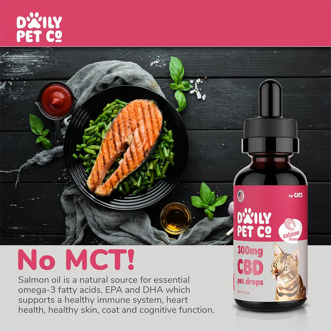 300mg Salmon Pet Tincture (Cats)