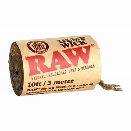 RAW Hemp Wick- 10ft