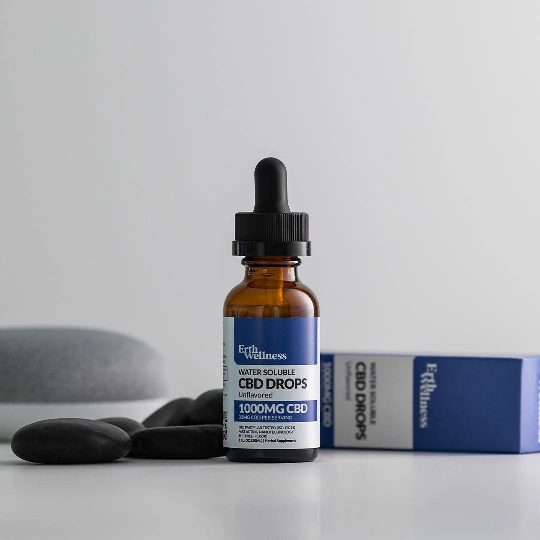 Unflavored CBD Water Soluble Tincture-1000mg