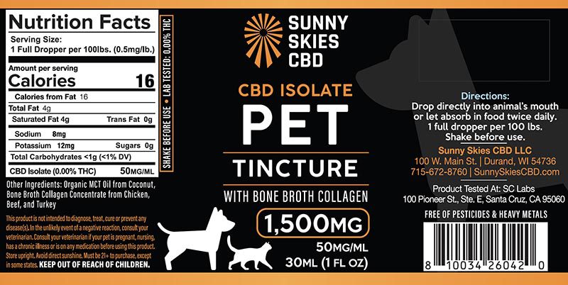 CBD Pet Tincture