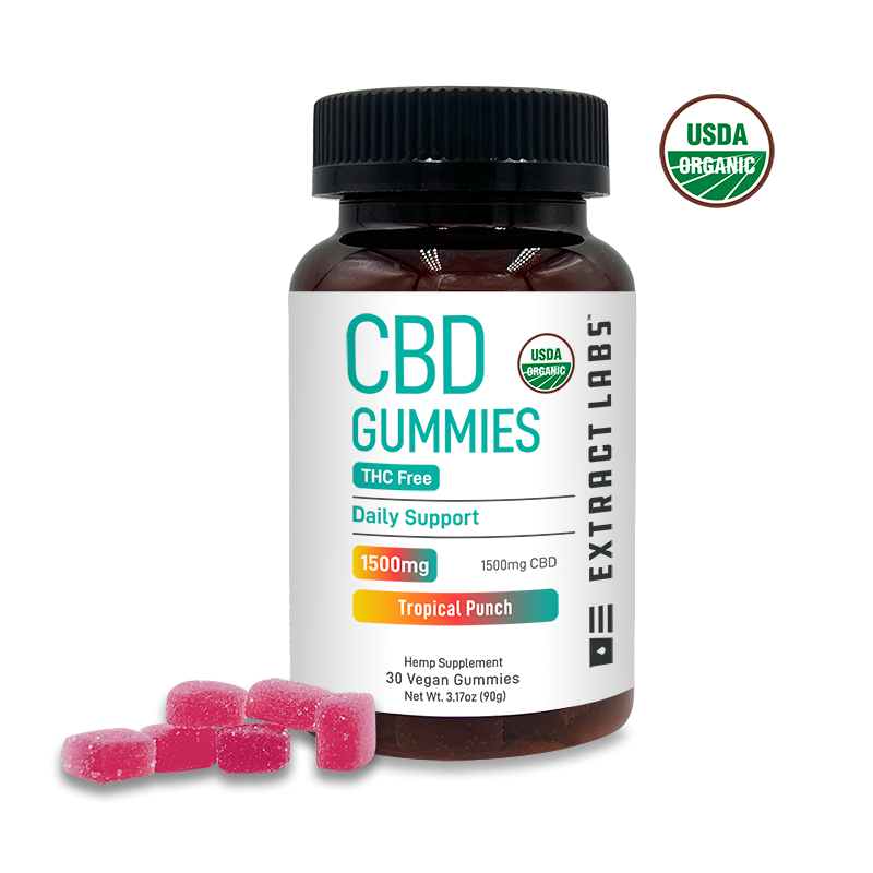 Tropical Punch CBD Isolate Gummies