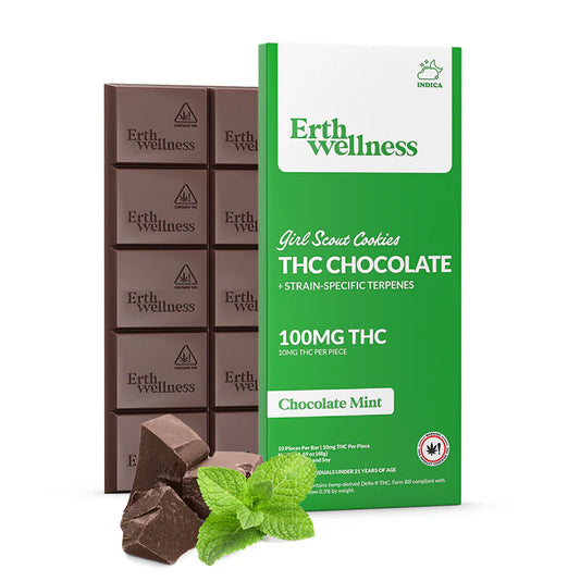 D9 THC Mint Chocolate Bar