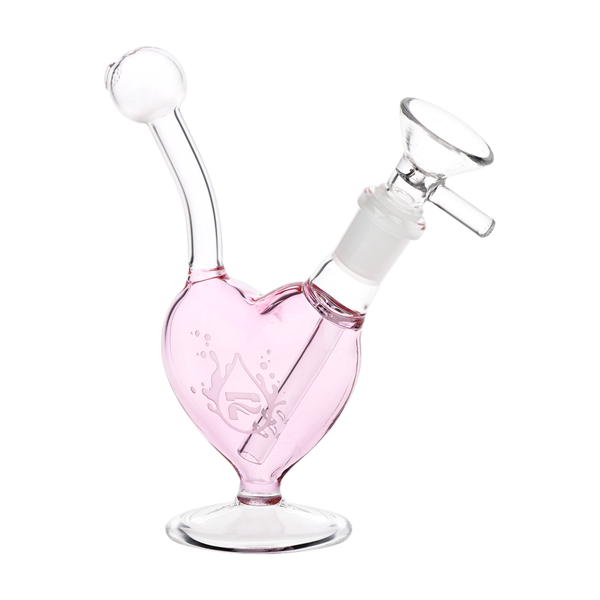 Pulsar Big Heart Glass Water Pipe