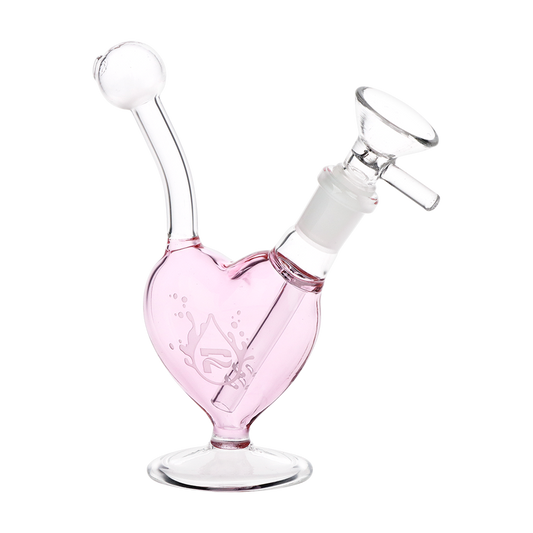 Pulsar Big Heart Glass Water Pipe