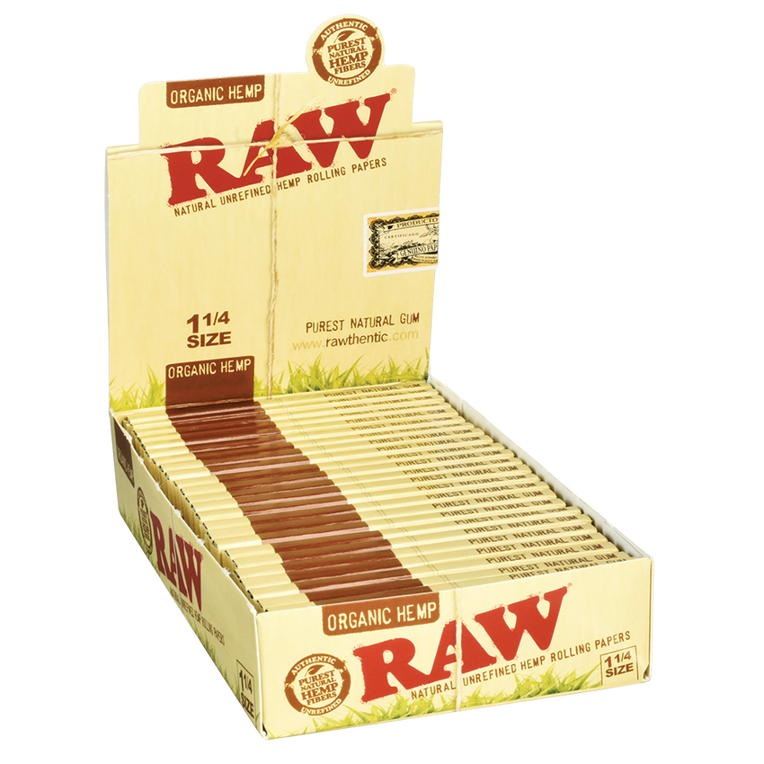 Raw Hemp Papers 1 1/4