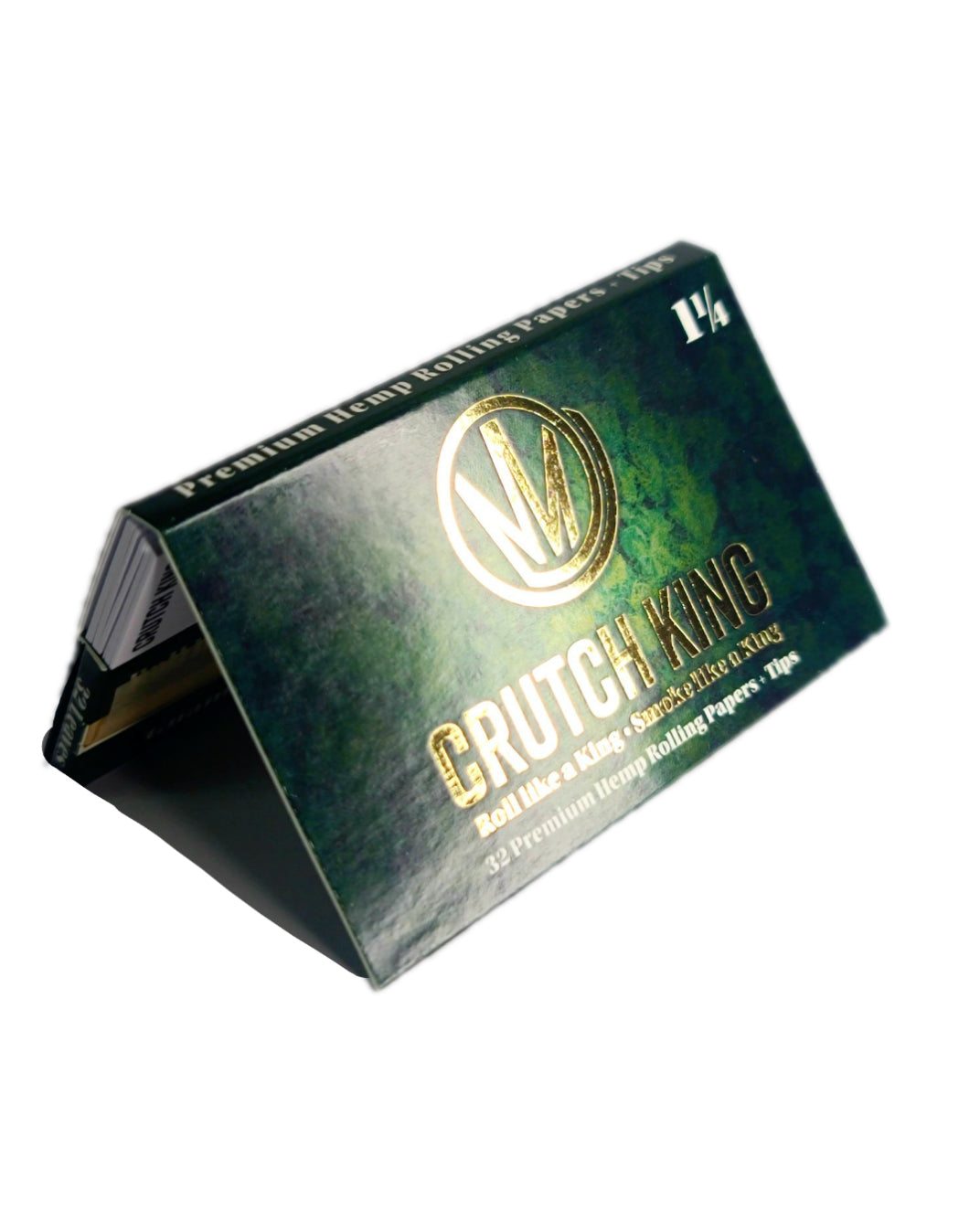 Crutch King 1 1/4 Rolling Papers + Tips